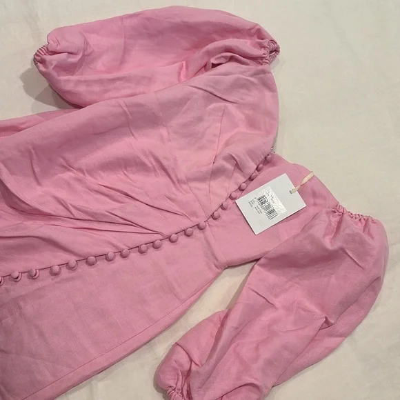 NWT Significant Other Camilla Dress in Pop Pink - Picture 5 of 8